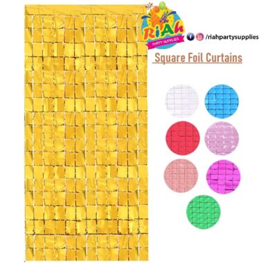 Square Foil Curtains