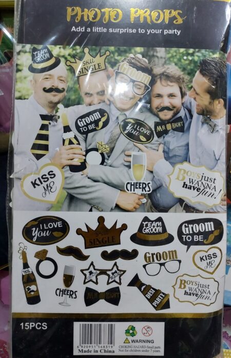 Groom To Be Photobooth Party Props