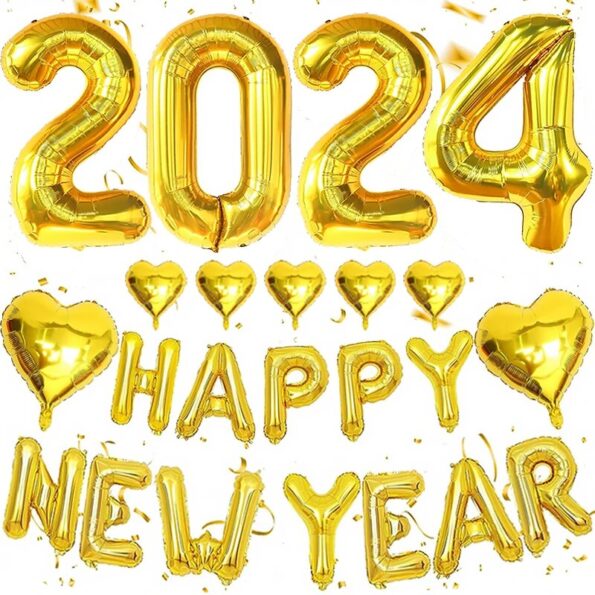 2024 New Year Decor Decoration Pack