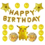 RPS-Pokemon-Birthday-5 pcs Foil Balloon Set-Decoration