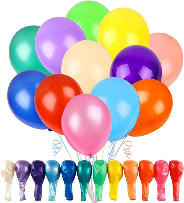 Multicolor Rainbow Balloons Decorations