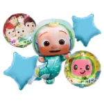 5 Pcs Cocomelon Foil set