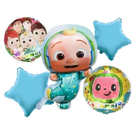 5 Pcs Cocomelon Foil set
