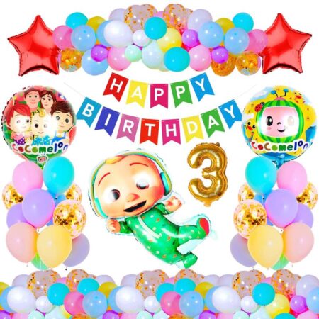 Cocomelon Pastel Balloon Decoration Pack