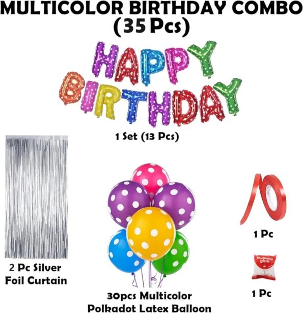 Multicolor Birthday Decoration