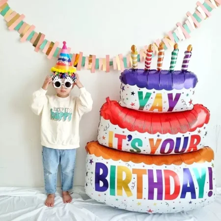 Cake Birthday foil balloons