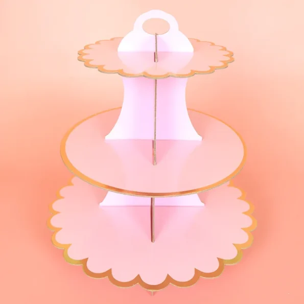 3-Layer Cupcake Stand Party Tableware