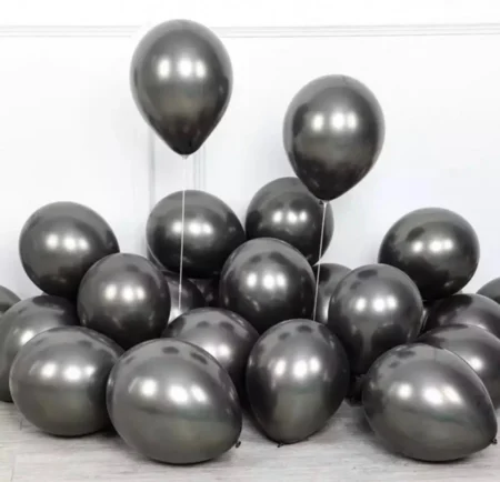 Black Chrome Balloons