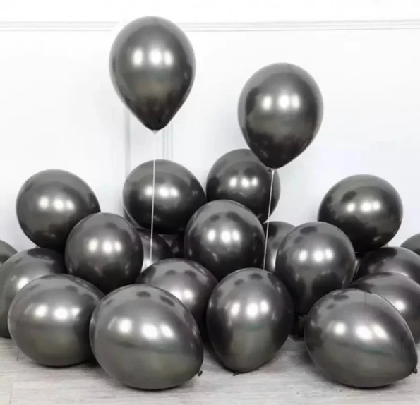 Black Chrome Balloons