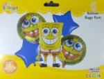 5 Pcs SpongeBob Foil Balloon set