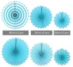 6Pcs-Paper Fans Decorations-Blue-01