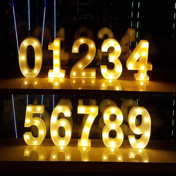 Marquee LED Number Light 0 to 9