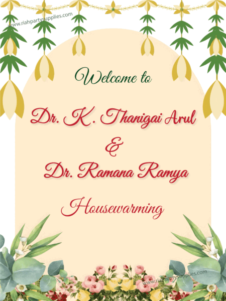 Customized House Warming Welcome Sign Board