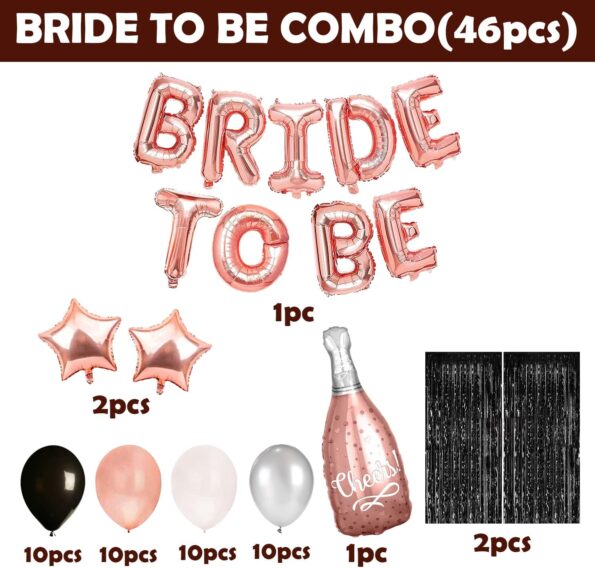BRIDE TO BE DECORATION SET