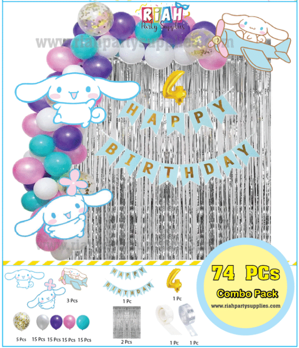 Cinnamoroll Birthday Decoration