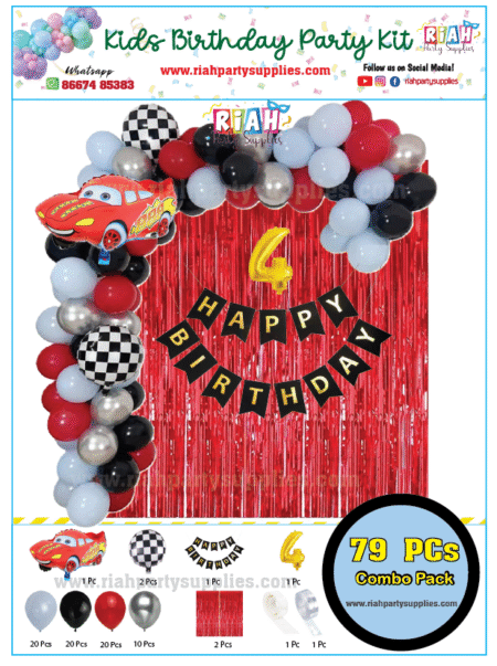 Cars Birthday Decoration Pack