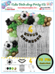 Football Birthday Decoration Pack
