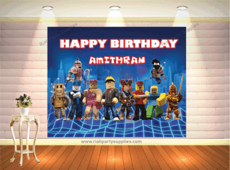 Roblox theme Birthday Decorations
