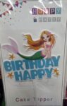 Happy Birthday Mermaid theme Cake Topper