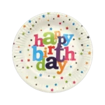 Happy Birthday printed Disposable Plates