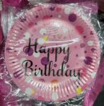 Happy Birthday printed Disposable Plates