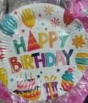 Happy Birthday printed Disposable Plates
