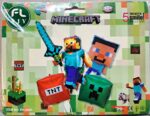 Minecraft Characters Foil Set - 5 Pcs