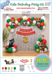 40 Pcs Kathu theme Birthday Decoration Pack